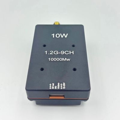kopen Hoogwaardige analoge videotransmitter 1,2 GHz 8-10W 10CH verstelbare kracht voor FPV-races online manufacture