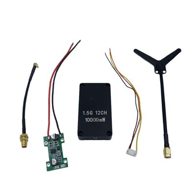acheter Émetteur vidéo 1,5 GHz avec une puissance de sortie de 8 à 10 W et 11 canaux pour drones, systèmes de sécurité et réseaux extérieurs online manufacture