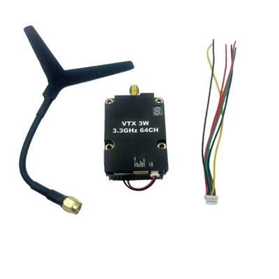 buy Reliable 3.3GHz FPV VTX Video Transmitter with Adjustable Power Output and 3060MHz–3500MHz Frequency Range online manufacture
