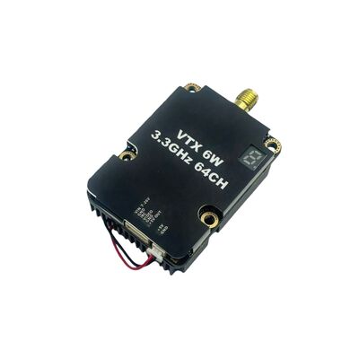 ซื้อ VTX FPV 3.3GHz เสถียรภาพสูง 6W พร้อมระดับพลังงานที่ปรับได้และย่านความถี่ใช้งาน 3060–3500MHz online manufacture