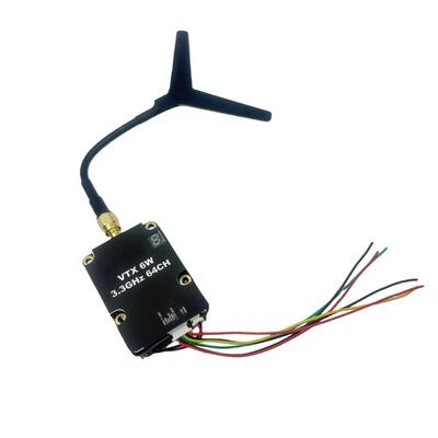 خرید فرستنده ویدیویی FPV با توان 6 وات و فرکانس 3.3 گیگاهرتز، مناسب برای مصارف صنعتی، با انتقال پایدار و توان خروجی قابل تنظیم online manufacture
