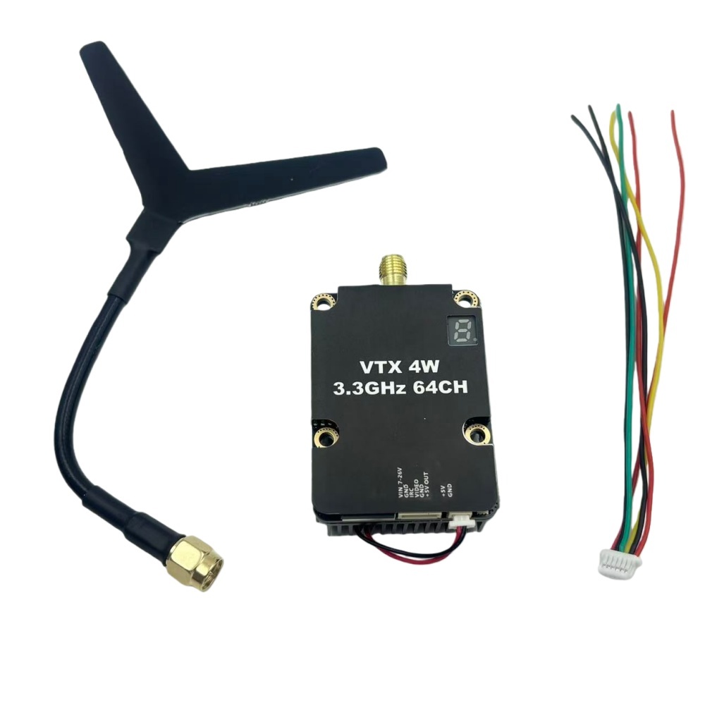 Multi-compatible 64CH FPV VTX (Pit/2W/4W) with 7-26V Input, IRC ...